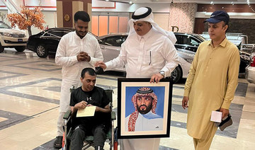 Saudi ambassador gifts Umrah ticket to Pakistani artist who drew portrait of crown prince 