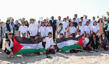 Qatar鈥檚 students plant olive trees in solidarity with Palestine聽