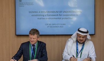 Arab News, UK ink deal to strengthen marine environmental protection