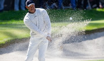 Woods inconsistent in PGA return as Cantlay leads at Riviera
