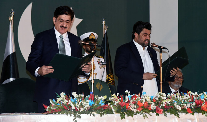 Murad Ali Shah takes oath as chief minister of Pakistan鈥檚 Sindh province amid opposition protest